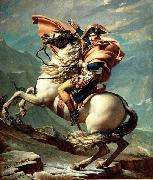 Jacques-Louis David Napoleon at the Saint Bernard Pass Spain oil painting artist